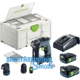 FESTOOL Akku-Bohrschrauber CXS 12 2,5-Set 12 Volt / 2,5 Ah (IEC) Li-Ion