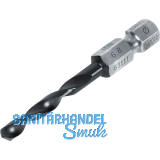 FEIN Spiralbohrer Vario HSS 64 HRC TiAlN 6-kant Schaft � 6,8 mm f�r M8