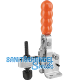 KIPP Senkrechtspanner Type K0058 Stahl vertikal mit waagrechtem Fu� F4=1700N