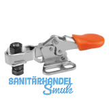 KIPP Mini-Waagrechtspanner Type K0069 horizontal mit waagrechtem Fu�