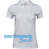 TEE JAYS Damen Polo-Shirt Stretch Type 145 wei� XL