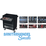 WGB Werkzeugwagen 145 466 x 712 x 943 mm 103-teilig 7 Schubladen