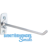 Werkzeughalter einfach 150 mm schr�ges Hakenende