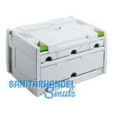 FESTOOL Schubladen Systainer SYS 3 SORT/4 Schubladen 395 x 295 x 210 mm