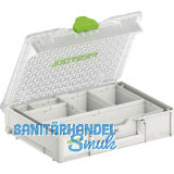 FESTOOL Systainer� Organizer SYS 3 M 89 mit 6 Einsatzboxen 396 x 296 x 89 mm