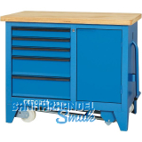 GEDORE Rollwerkbank 1505 1100 x 652 x 900 mm 5 Schubladen