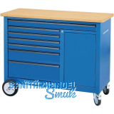 GEDORE Rollwerkbank 1504 XL 1250 x 550 x 985 mm 7 Schubladen