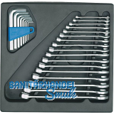 GEDORE Ring-Maulschl�ssel-Satz 1500 ES-7 in 2/3 ES-Modul 25-teilig