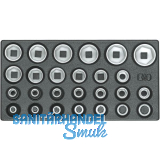 GEDORE Satz Steckschl�ssel-Eins�tze 1/2" 1500 ES-19 in 1/3 ES-Modul 26-teilig