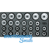 GEDORE Satz Steckschl�ssel-Eins�tze 1/2" 1500 ES-19 IS in 1/3 ES-Modul 26-teilig