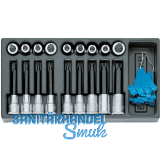 GEDORE Satz Schraubendrehereins�tze 1/2"1500 ES-ITX19LKP in 1/3 ES-Modul 18-tlg.