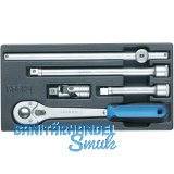 GEDORE Zubehör f. Steckschlüsseleinsätze 1/2"1500 ES-1993 T 1/3 ES-Modul 5-tlg GEDORE Zubehör f. Steckschlüsseleinsätze 1/2"1500 ES-1993 T 1/3 ES-Modul 5-tlg