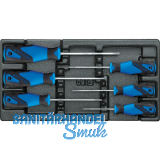 GEDORE Schraubendreher-Satz 1500 ES-2163 TX in 1/3 ES-Modul 6-teilig