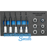 GEDORE Satz Schraubendrehereins�tze 1/2" 1500 CT1-INX19LK in 1/3 CT-Mod. 11-tlg.