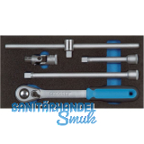 GEDORE Zubehör f. Steckschlüsseleinsätze 1/2"1500 CT1-1993U-20 1/3CT-Modul 5-tlg GEDORE Zubehör f. Steckschlüsseleinsätze 1/2"1500 CT1-1993U-20 1/3CT-Modul 5-tlg