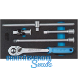 GEDORE Zubehör f. Steckschlüsseleinsätze 1/2"1500 CT1-1993 T 1/3 CT-Modul 5-tlg GEDORE Zubehör f. Steckschlüsseleinsätze 1/2"1500 CT1-1993 T 1/3 CT-Modul 5-tlg