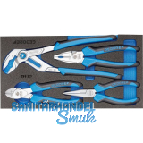 GEDORE Zangen-Sortiment 1500 CT1-145 in 1/3 CT-Modul 4-teilig GEDORE Zangen-Sortiment 1500 CT1-145 in 1/3 CT-Modul 4-teilig