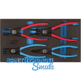 GEDORE Montage-Zangen-Satz 1500 CT1-8000 in 1/3 CT-Modul 6-teilig