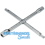 GEDORE Sanit�r-Kreuzschl�ssel 3785 mit 14 Funktionen 220 x 220 mm