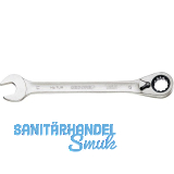 GEDORE Maulschl�ssel 7UR 13� abgewinkelt mit Ringratsche umschaltbar 9 mm