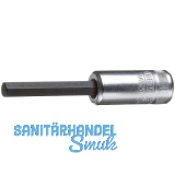 GEDORE Schraubendreher-Einsatz IN20L DIN7422 1/4"vierkant 3.0 mm sechskant lang