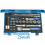 GEDORE Steckschl�ssel-Satz D30TX20U-20 1/4"u 3/8"vkt. mit Umschaltknarre 50-tlg