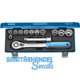 GEDORE Steckschl�ssel-Satz 19 KMU-20 1/2"vierkant mit Umschaltknarre 13-teilig