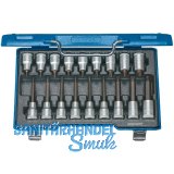 GEDORE Schraubendreher-Einsatz-Satz ITX19LKP 1/2" vierkant Torx� 18-teilig