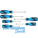 GEDORE Schraubendreher-Satz mit Schlagkappe 2154 PH 06 Schlitz/Phillips 6-teilig