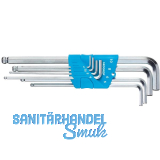 GEDORE Stiftschl�ssel-Satz Sechskant H42KEL-88 mit Kugelkopf lang 8-tlg.