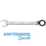 WGB Maulschl�ssel 235 mit Ringratsche gekr�pft SW 22 mm