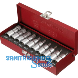 WGB Steckschl�ssel-Satz DIN3120C No. 3950 1/2" vierkant f. Innensechskant 10-tlg