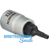 PROXXON Schraubendreher-Einsatz 1/4" vierkant mit Bohrung TX 30