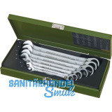 PROXXON Maulschl�ssel-Satz MicroSpeeder mit Ringratsche 15 Grad 8-19 mm 7-teilig