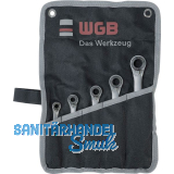WGB Doppelring-Ratschenschl�sselsatz 295 RT/5 in Rolltasche 5-teilig