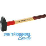 GEDORE Sicherheits Vorschlaghammer 609H Rotband Plus 6000 g Hickory Stiel 900 mm