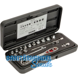 BAHCO Steckschl�ssel-Satz R6725MK 1/4"vierkant mit Umschaltknarre 19-teilig