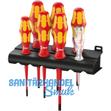 WERA Schraubendreher-Satz VDE Kraftform Plus Serie 160 7-teilig