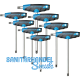 GEDORE Schraubendreher-Satz mit 2K-T-Griff+Kugelkopf DT2142 Sechskant 8-teilig