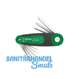 HAFU Torx� Stiftschl�ssel-Satz im Klapphalter Serie 572 8-teilig