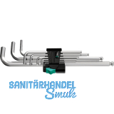 WERA Sechskant Stiftschl�ssel-Satz lang Kugelkopf Hex-Plus1 1.5-10mm 9-teilig