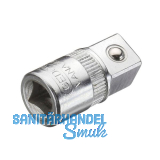 GEDORE Vergr��erungsst�ck 2030 DIN3123 1/4"vierkant 1/4"auf 3/8"