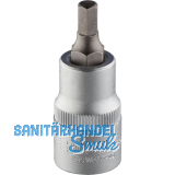 WGB Schraubendreher-Einsatz No. 363 DIN7422 1/2"vierkant 4,0 mm Innensechskant