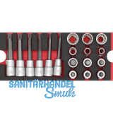 WGB Moflex Modul S Steckschl�ssel-Garnitur 6210 18-teilig