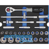 WGB Moflex Modul L Steckschl�ssel-Garnitur 6020 29-teilig
