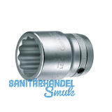 GEDORE Steckschl�ssel-Einsatz D21 DIN3124 1"vierkant 65.0 mm zw�lfkant
