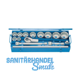 GEDORE Steckschl�ssel-Satz D21EMU-10 1"vierkant mit Umschaltknarre 15-teilig