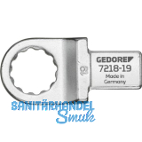 GEDORE Einsteckringschl�ssel 7218-15 Aufnahme 14 x 18 vierkant 15 mm