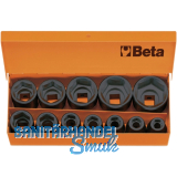 BETA Kraftsteckschl�ssel-Satz 1/2"vierkant DIN3129 10-32 mm 12-teilig
