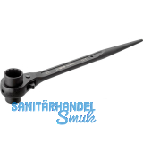 WGB Stahlbauknarre 3068 doppel-sechskant 27 x 32 mm